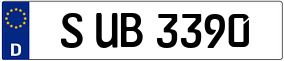 Truck License Plate